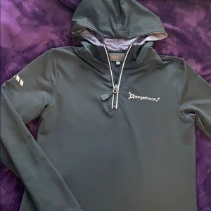 Black OrangeTheory Runner’s Hoodie Jacket
